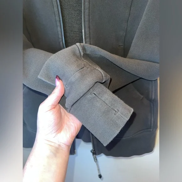 Lululemon Scuba Full Zip Hoodie Women’s Size 6 Dark Green - Picture 5 of 5